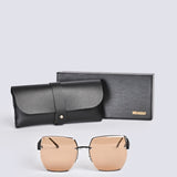 RETRO SEMI RIM SUNGLASSES