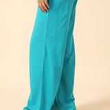 BASIC WIDE LEG TROUSER