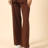 BASIC WIDE LEG TROUSERS