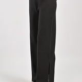 SOFT KNIT WIDE LEG TROUSERS