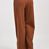 SOFT KNIT WIDE LEG TROUSERS