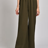 STRIPED WIDE LEG TROUSER