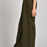 STRIPED WIDE LEG TROUSER