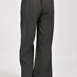 TEXTURED WIDE LEG TROUSERS