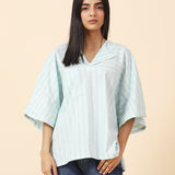 KIMONO TOP WITH POCKET DETAIL