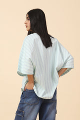 KIMONO TOP WITH POCKET DETAIL