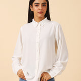 SHIRT WITH PEARL BUTTON DETAIL