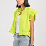 TOP WITH FRILL DETAIL