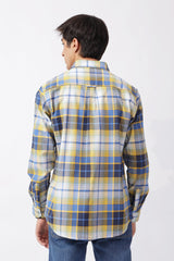 BUTTON DOWN OXFORD CHECK SHIRT