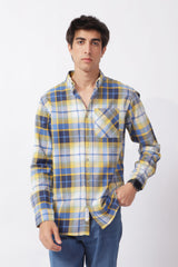 BUTTON DOWN OXFORD CHECK SHIRT