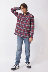 BUTTON DOWN OXFORD CHECK SHIRT