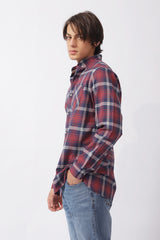 BUTTON DOWN OXFORD CHECK SHIRT