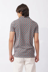 RESORT COLLAR PRINTED POLO