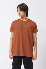 CREW NECK TEXTURED TEE