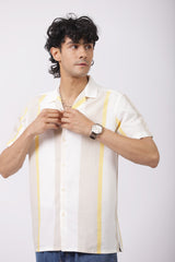 RESORT COLLAR STRIPER SHIRT