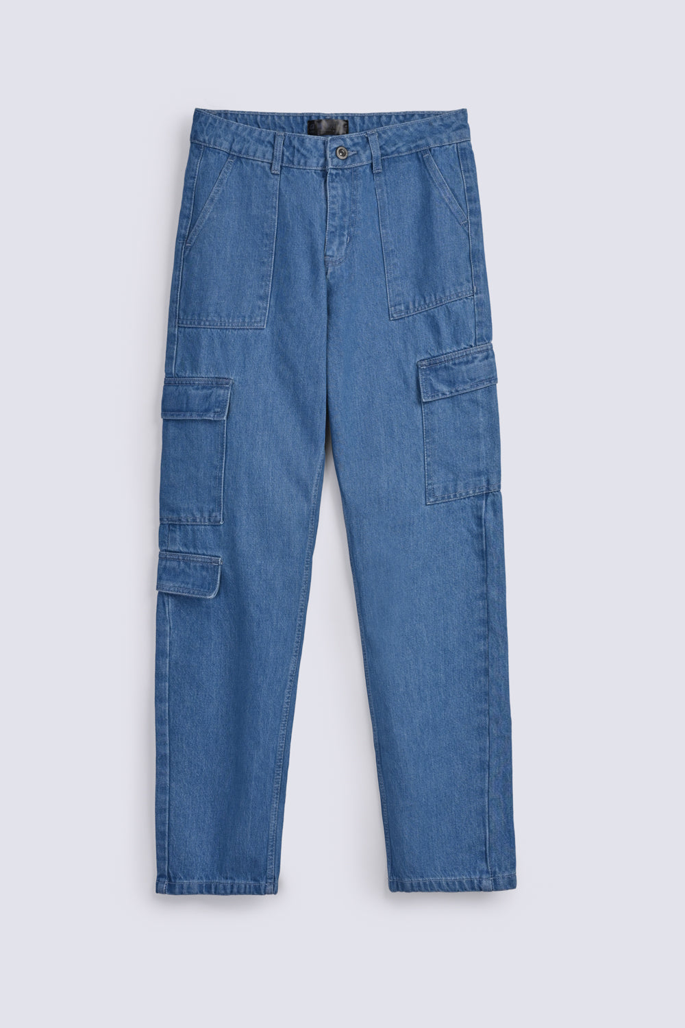 LOOSE RELAXED FIT CARGO DENIM