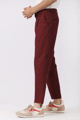 LOOSE CROPPED FIT CHINO TROUSER