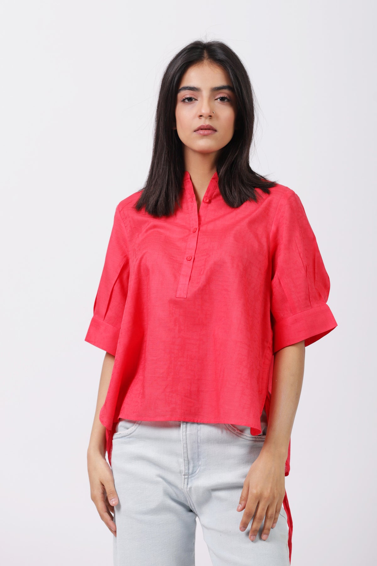TOP WITH DRAWSTRING DETAIL