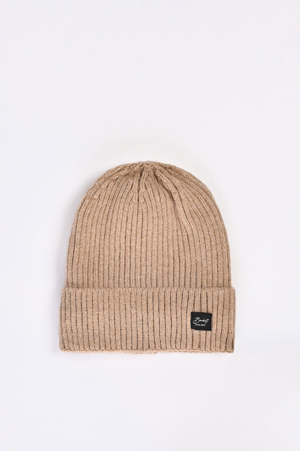 WOOL BEANIE WITH INSIDE FUR