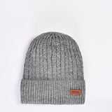 WOOL BEANIE WITH INSIDE FUR