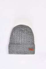 WOOL BEANIE WITH INSIDE FUR