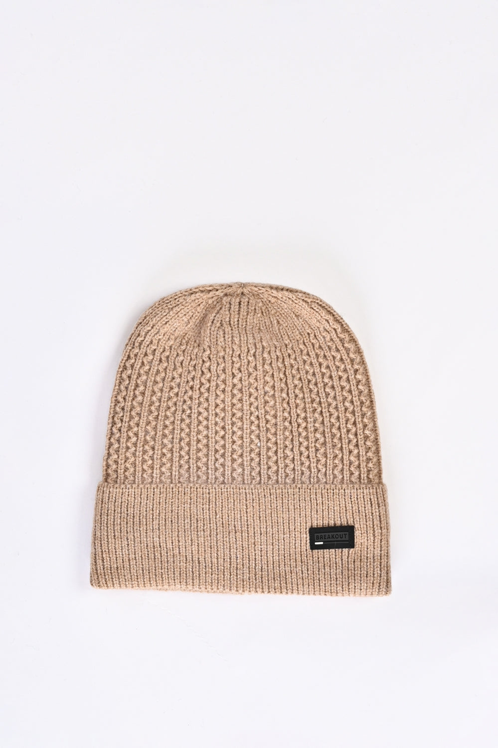 WOOL BEANIE WITH INSIDE FUR