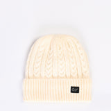 WOOL BEANIE WITH INSIDE FUR