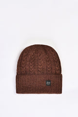 WOOL BEANIE WITH INSIDE FUR