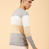 COLOR BLOCKING SWEATER