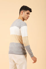 COLOR BLOCKING SWEATER