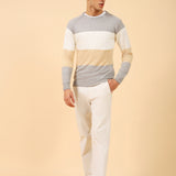 COLOR BLOCKING SWEATER
