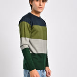 COLOR BLOCKING SWEATER