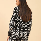 PATTERNED JUMPER DRESS