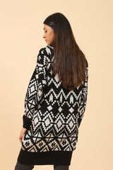 PATTERNED JUMPER DRESS