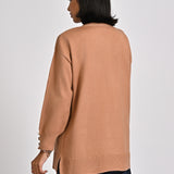 CASHMERE HAND-FEEL CARDIGAN