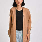 CASHMERE HAND-FEEL CARDIGAN