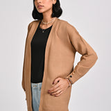 CASHMERE HAND-FEEL CARDIGAN