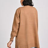 CASHMERE HAND-FEEL CARDIGAN