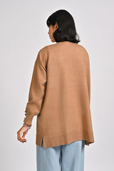 CASHMERE HAND-FEEL CARDIGAN