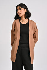 CASHMERE HAND-FEEL CARDIGAN