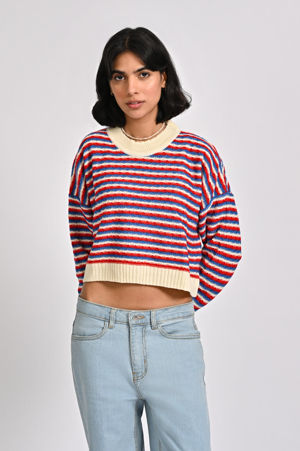 OVERSIZED STRIPED JUMPER