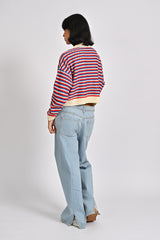 OVERSIZED STRIPED JUMPER