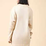 TEXTURED SWEATER DRESS