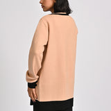 CASHMERE HAND-FEEL CARDIGAN