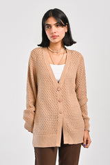 TEXTURED CARDIGAN