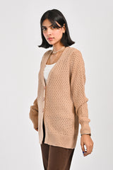 TEXTURED CARDIGAN