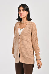 TEXTURED CARDIGAN