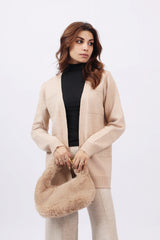 CASHMERE HAND-FEEL CARDIGAN