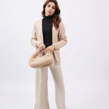 CASHMERE HAND-FEEL CARDIGAN