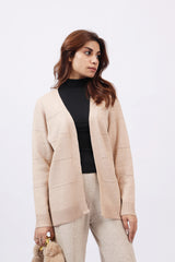 CASHMERE HAND-FEEL CARDIGAN